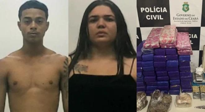 Polícia Civil prende casal no Juazeiro, apreende 40 Kg de drogas e dois menores
