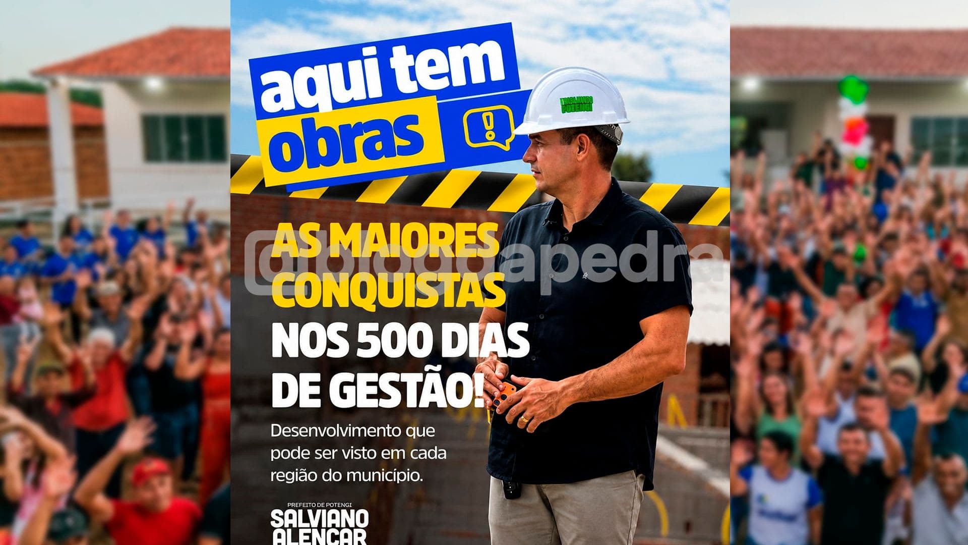 Potengi celebra 500 dias de gestão com avanços na educação, saúde e infraestrutura