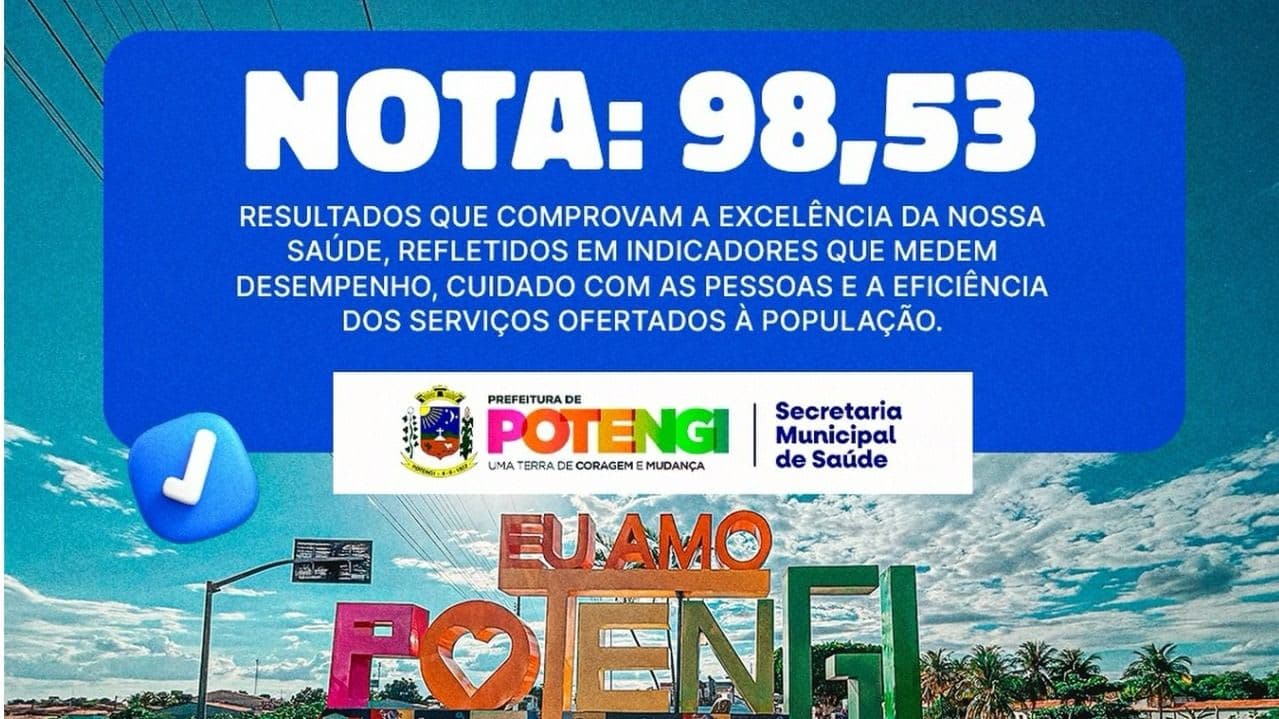 Potengi conquista 2º lugar no Cariri e 4º no Ceará em desempenho da Atenção Primária à Saúde
